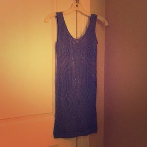 Bebe crochet mini dress